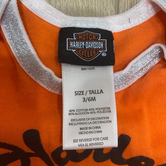 *****SOLD***** Harley Davidson Baby Girl Outfit - Picture 4 of 4